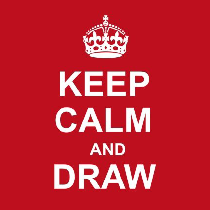 keep calm and draw